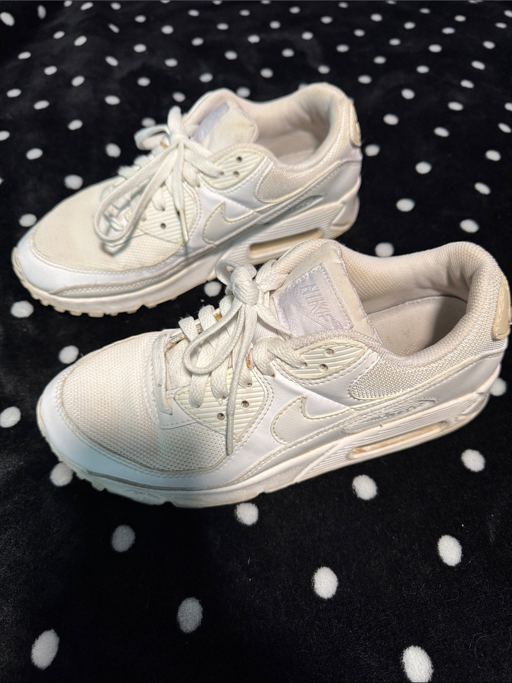 Nike White Low-Top Air Max Sneakers